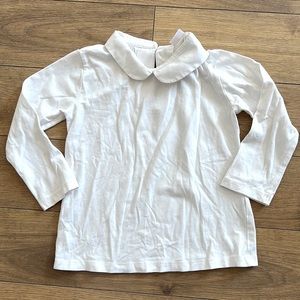 white zara polo long sleeve